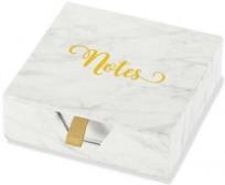 Opakowanie Karteczki zdobione marmur