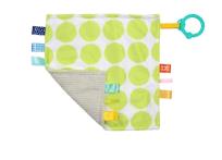 Opakowanie Kocyk dwustronny zielone kropki