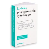 Okładka książki KODEKS POSTĘPOWANIA CYWILNEGO 08.2019