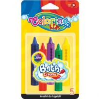 Opakowanie Kredki do kąpieli 5 kolorów Colorino Kids