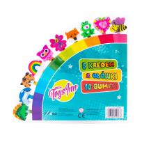 Opakowanie KREDKI Z GUMKAMI 10 SZT STN 5676