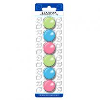 Opakowanie Magnes - pastelowe 30 mm 6 szt.