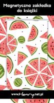 Opakowanie Magnetyczna zakładka do książki - Arbuz (opakowanie 2 sztuki)