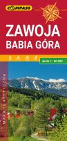 Okładka książki Mapa turystyczna - Zawoja, Babia Góra 1:30 000