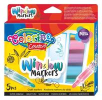 Opakowanie MARKERY COLORINO KIDS KREDOWE DO SZKŁA