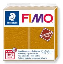 Opakowanie Masa Fimo Leather effect 57g ochra