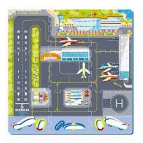 Opakowanie Mata piankowa Lotnisko 9 elementów