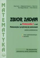 Okładka książki Matematyka i przykłady zast.1 LO zbiór zadań ZPiR