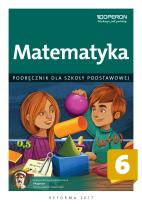 Okładka książki Matematyka SP 6 Podręcznik OPERON