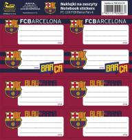 Opakowanie Naklejki na zeszyty FC-116 FC Barca Fan 4 ASTRA