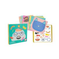 Opakowanie Obrazki z naklejkami Śmieszne twarze