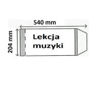 Opakowanie Okładka na podręcznik Lekcja muzyki (25szt) NARNIA