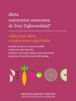 Okładka książki PAKIET DIETA WARZYWNO-OWOCOWA DR EWY DĄBROWSKIEJ