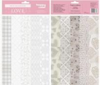 Opakowanie Papier ozdobny Love 20x29 cm HAPPY COLOR