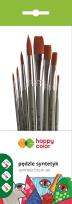 Opakowanie Pędzle artystyczne mieszane 8szt HAPPY COLOR
