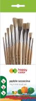 Opakowanie Pędzle szkolne mieszane 10szt HAPPY COLOR
