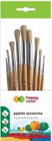 Opakowanie Pędzle szkolne okragłe 9szt HAPPY COLOR