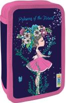 Opakowanie Piórnik trzysuwakowy z wyposażeniem PRINCESS Street