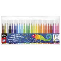 Opakowanie Pisaki Jumbo z owalną końcówką 24 kolory