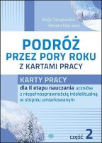 Okładka książki Podróż przez pory roku z kartami pracy cz.2