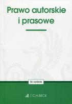 Okładka książki Prawo autorskie i prasowe