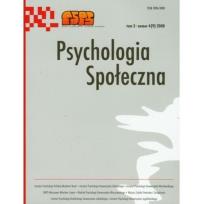 Opakowanie Psychologia Społeczna 4/2008