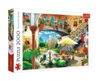 Opakowanie Puzzle 2000 Widok na Barcelonę TREFL