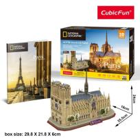 Opakowanie Puzzle 3D National Geographic Notre-Dame
