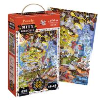 Okładka książki PUZZLE OBSERWACYJNE MITY GRECKIE