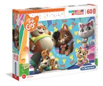 Opakowanie Puzzle Supercolor Maxi 44 Koty 60