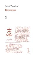 Okładka książki Rencontres