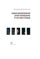 Okładka książki Siedem nieprzyjemnych sztuk teatralnych, w tym trzy o Żydach