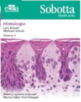 Okładka książki Sobotta Flashcards. Histologia