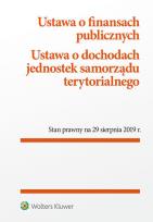 Okładka książki Ustawa o finansach publicznych w.17/19 Ustawa o dochodach jednostek samorządu terytorialnego