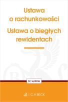 Okładka książki Ustawa o rachunkowości oraz ustawa o biegłych rewidentach