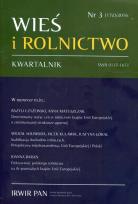 Opakowanie Wieś i rolnictwo 3/2016