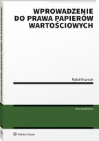 Okładka książki Wprowadzenie do prawa papierów wartościowych
