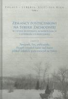 Okładka książki Zesłańcy postyczniowi na Syberii Zachodniej w opinii rosyjskiej administracji i ludności syberyjskiej