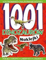 Okładka książki 1001 dinozaurów Naklejki