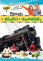 Okładka książki Album z naklejkami - Pojazdy, statki, samoloty