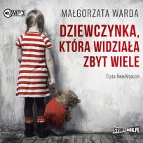 Okładka książki CD MP3 DZIEWCZYNKA KTÓRA WIDZIAŁA ZBYT WIELE