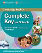 Okładka książki Complete Key for Schools Student's Book + CD