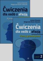 Okładka książki Ćw. dla osób z afazją. Formy gram. cz.1-2 komplet
