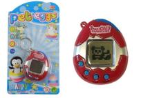 Opakowanie Gra Elektroniczna Tamagotchi Zwierzątko Jajeczko Czerwony