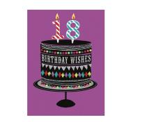 Opakowanie Karnet B6 z kopertą Urodziny 18