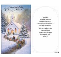 Opakowanie Karnet Boże Narodzenie + koperta ARGUS