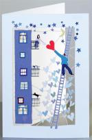 Opakowanie Karnet PM155 wycinany + koperta Drabina Ślub