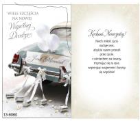 Opakowanie Karnet Ślub kieszonką + koperta ARGUS