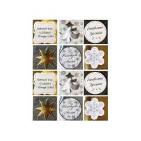 Opakowanie Karnety prezentowe czarno-złote 24szt