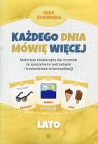 Okładka książki Każdego dnia mówię więcej - Lato